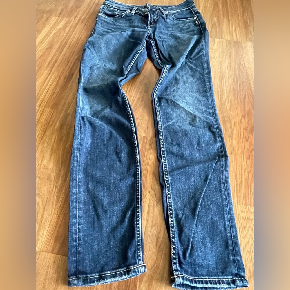 Silver Boyfriend Jeans - W26/L29